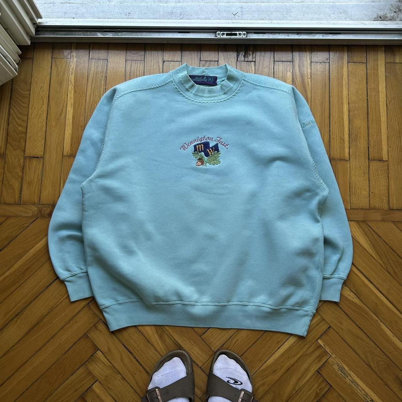 1990s Best Company Sweatshirt Blue L