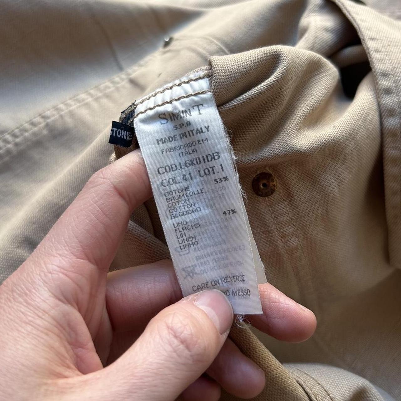 1990s Armani Jeans Cotton & Linen Jacket XL