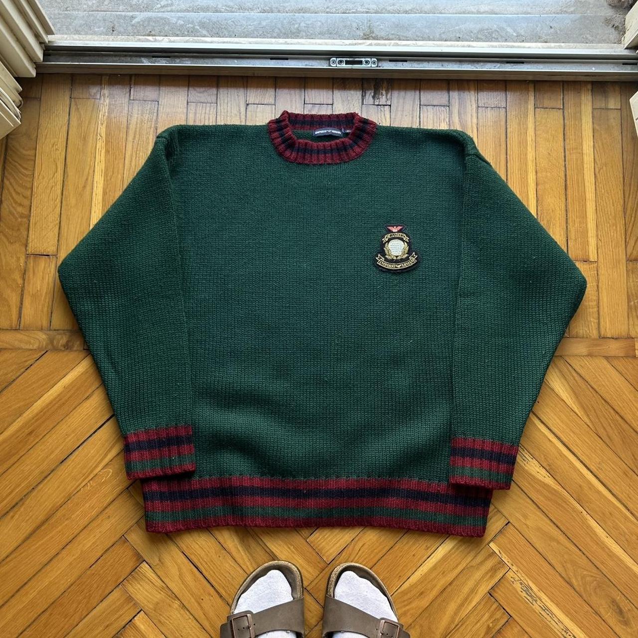 1980s Classic Of Emporio Armani Knitted Jumper L