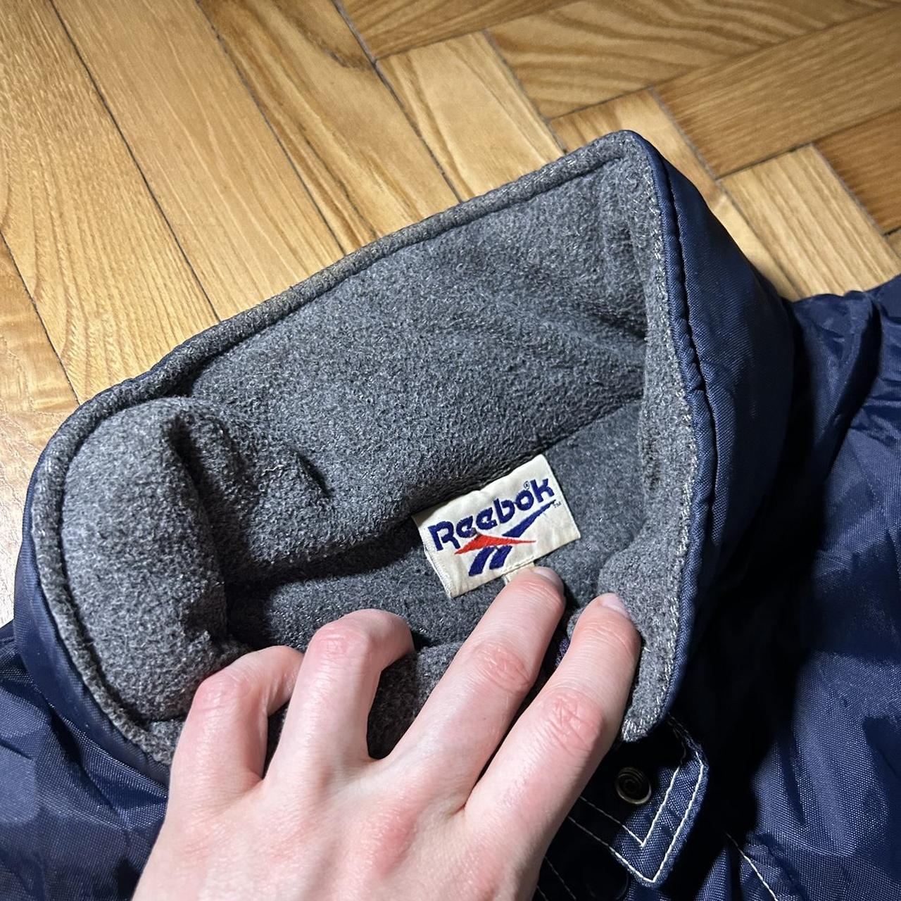 1990s Reebok Padded Jacket Navy XXL