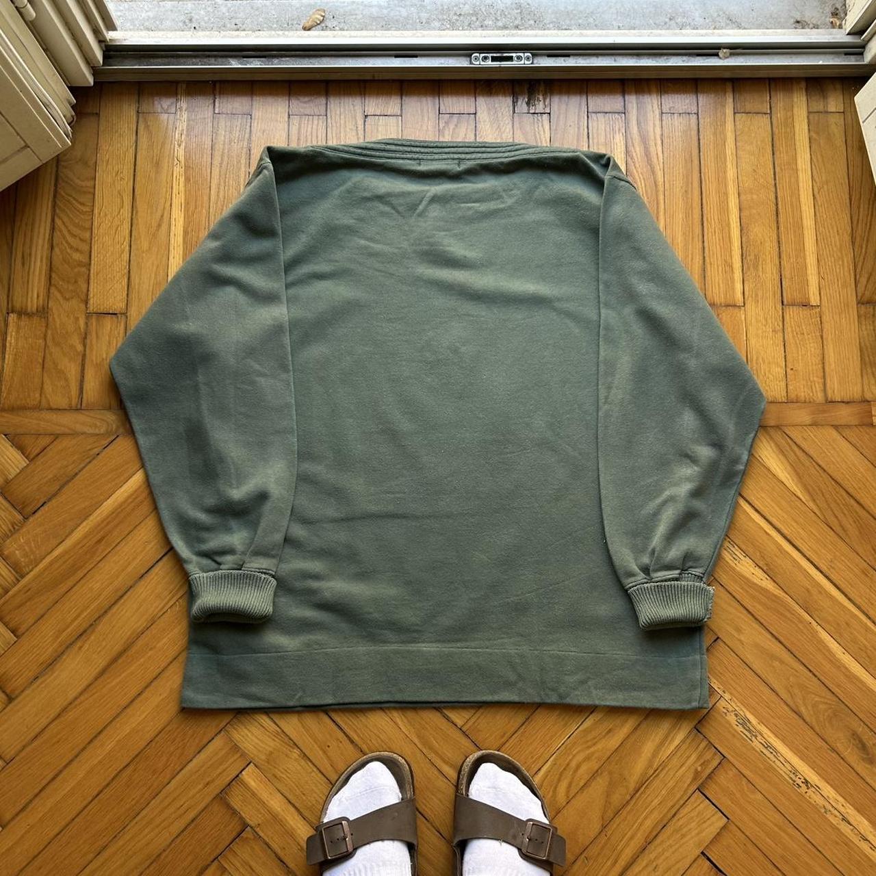 1980s Stone Island Compass Sweatshirt Khaki XL