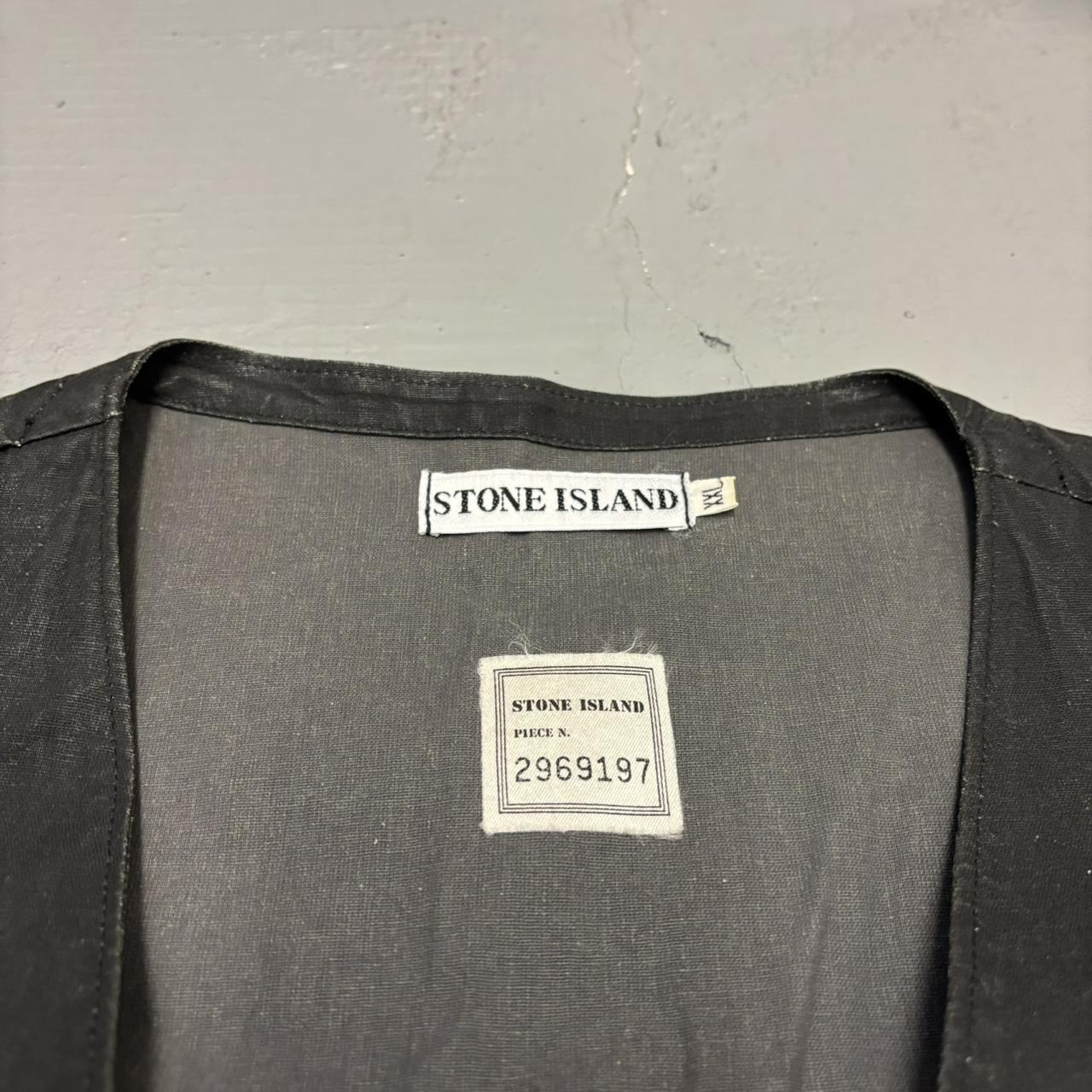 1990s Stone Island Reflective Vest XXL