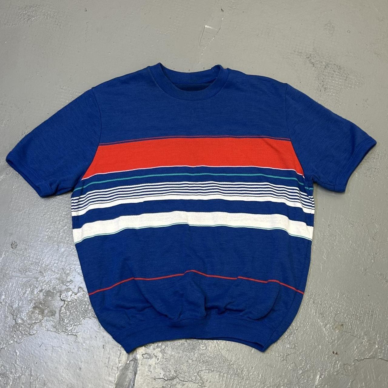 1990s St Michael SS Sweatshirt Striped M