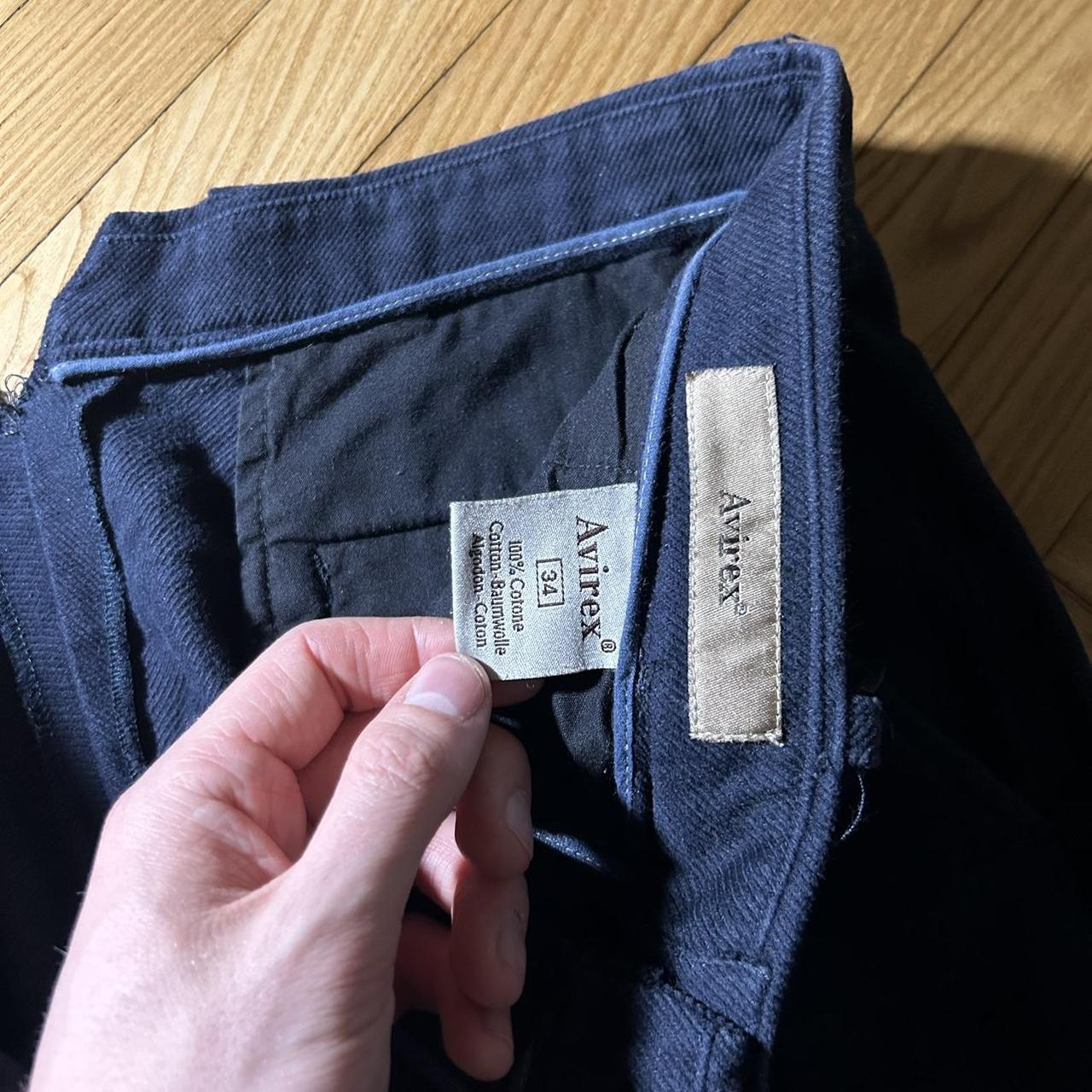 2000s Avirex Trousers Navy 36W 32L