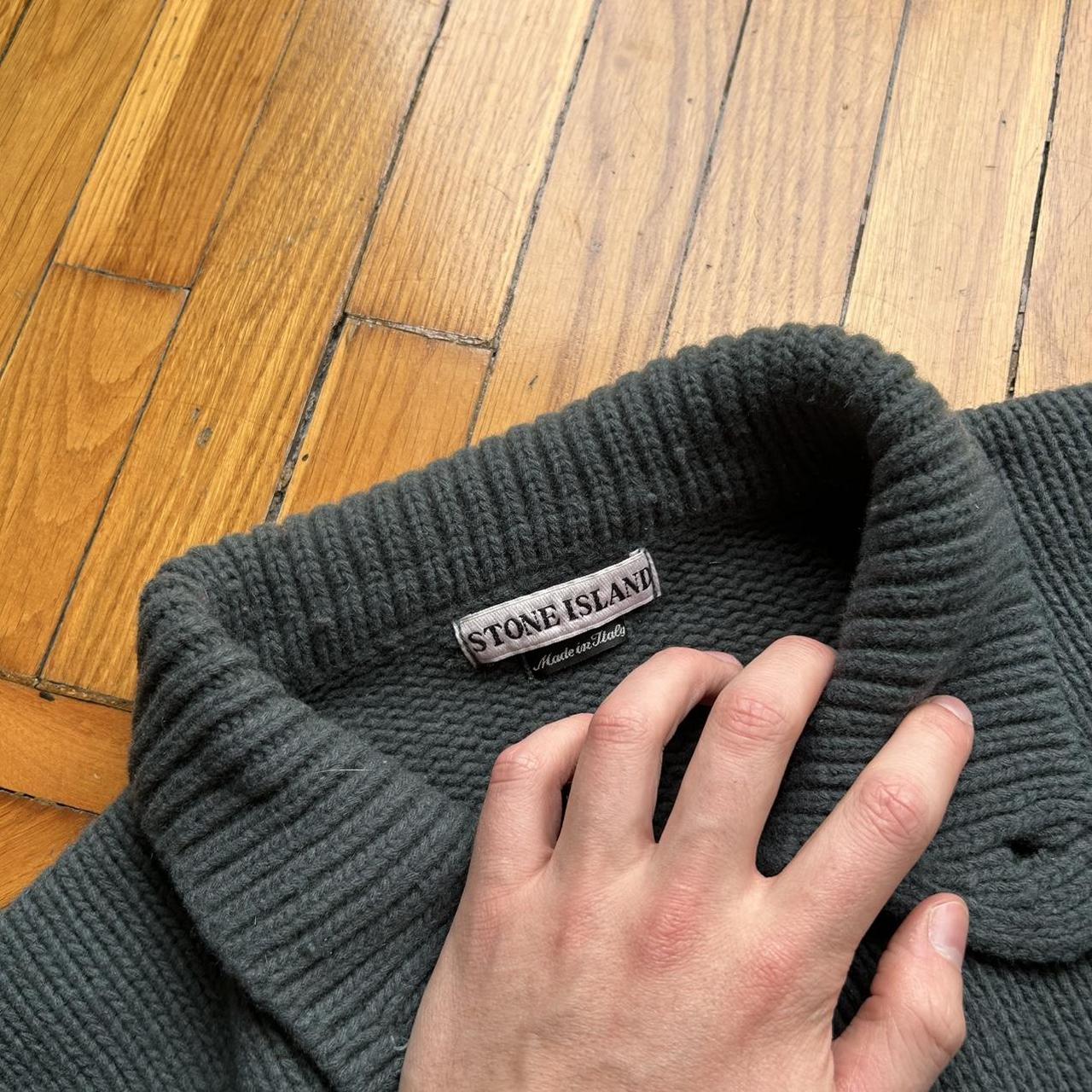 A/W 1996 Stone Island Knitted Jumper Green L