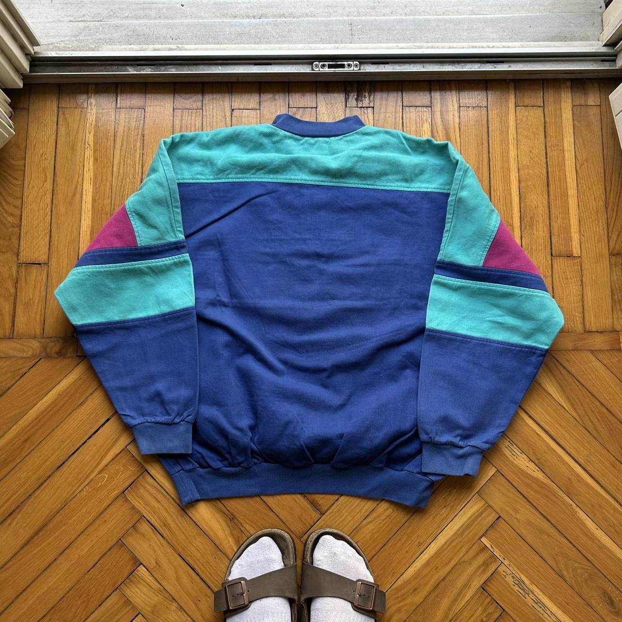 1990s Adidas Originals Q Zip Sweatshirt M