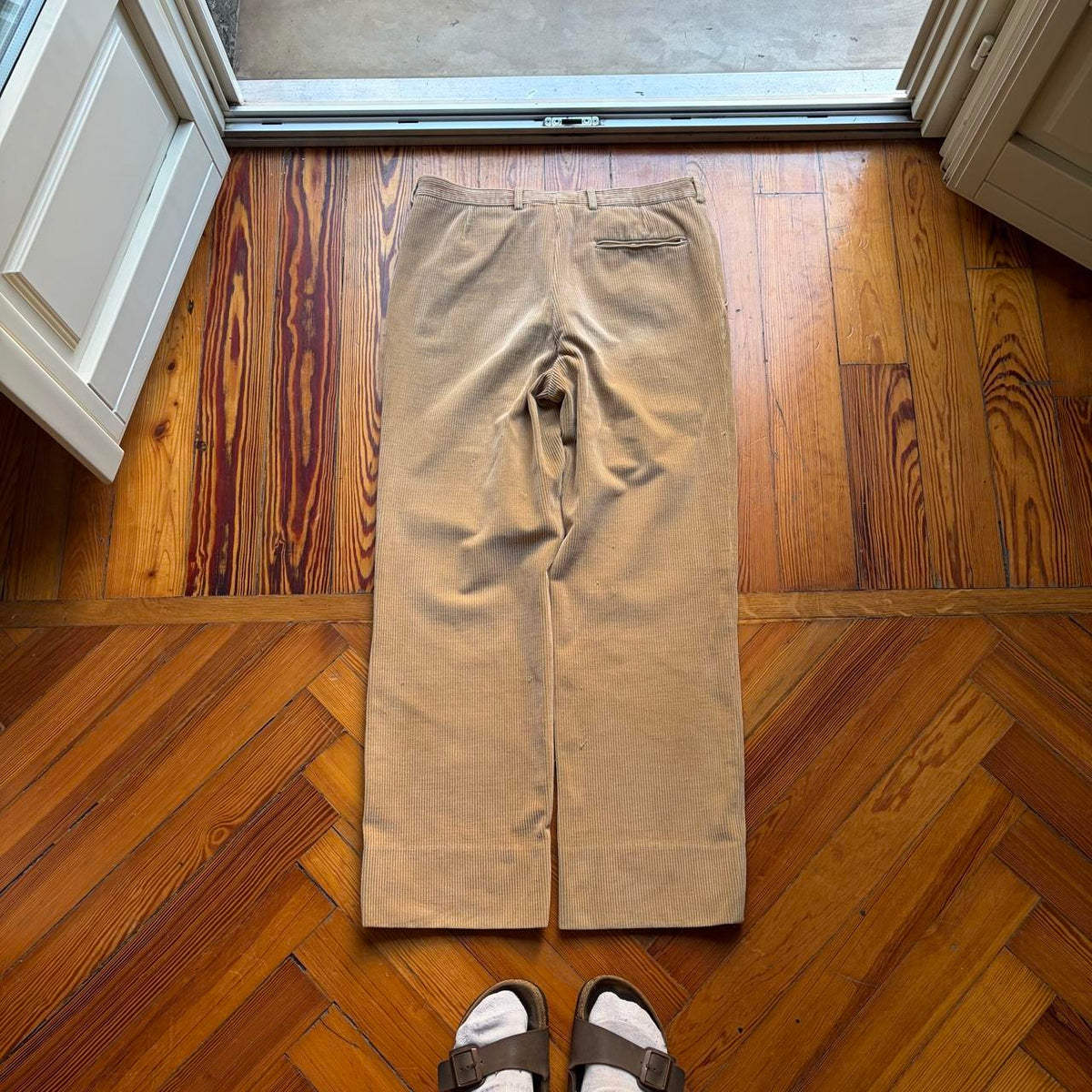 1980s Cerruti 1881 Corduroy Trousers Tan 32W 30L