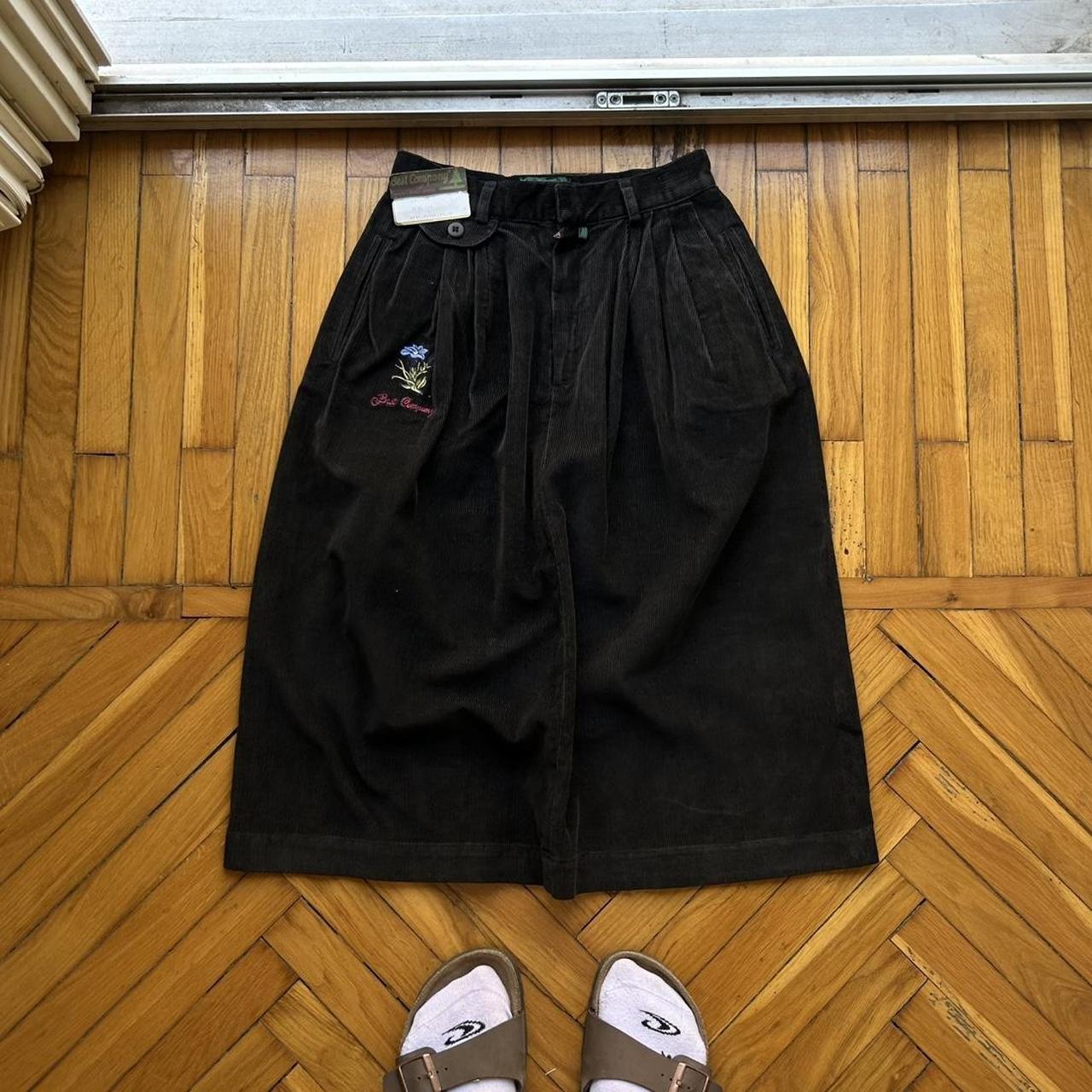 1980s Best Company Corduroy Skirt Women's 26W