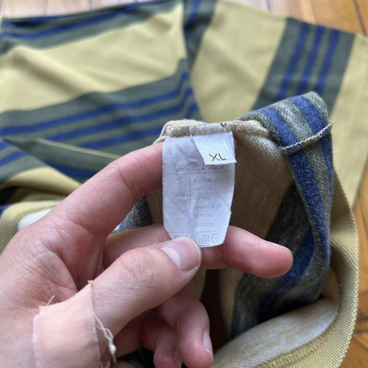 1990s Valentino Striped T Shirt XL