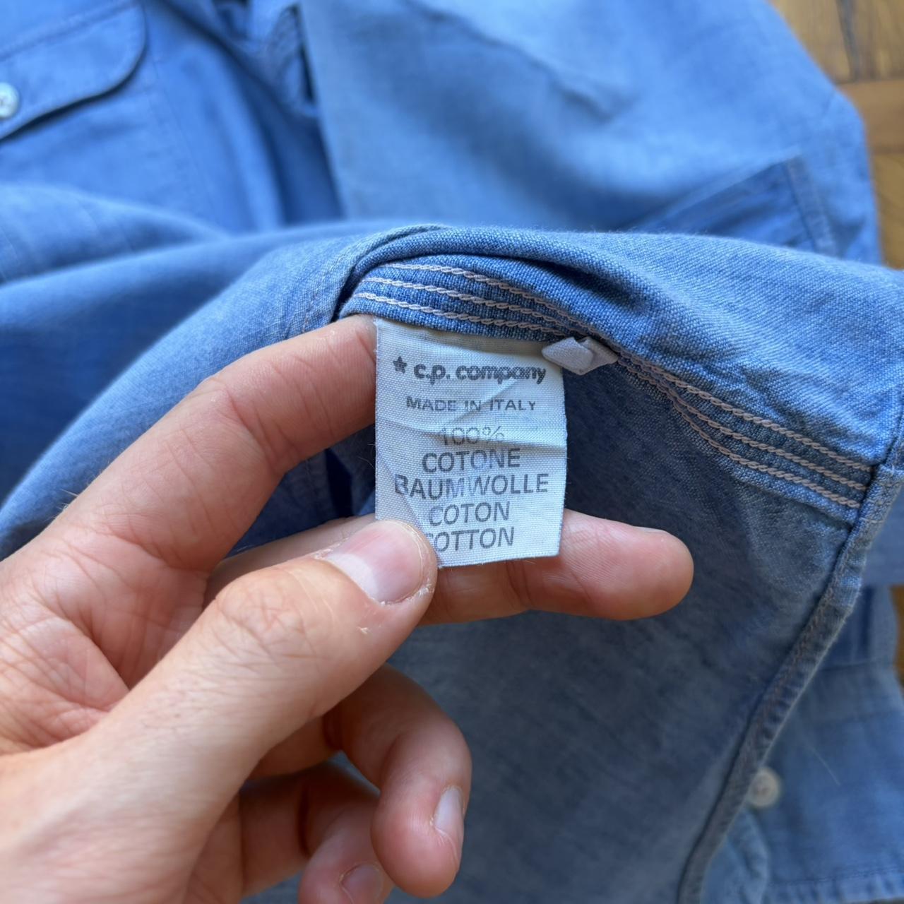 1980s CP Company Denim Shirt Blue L