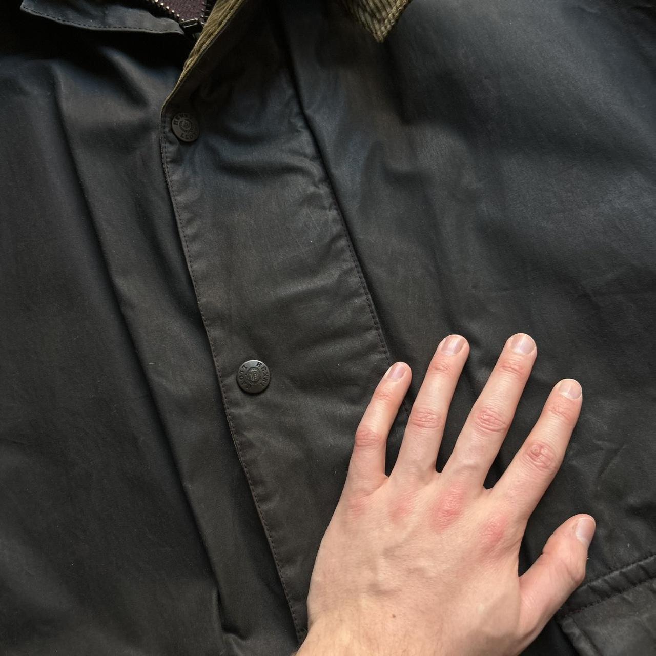1990s Henri Lloyd Waxed Jacket Black XL