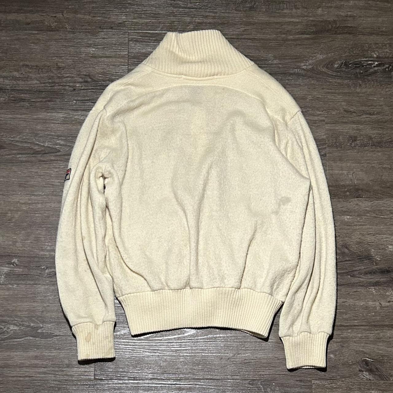 1990s Fila Knitted Wool Cardigan Women's M
