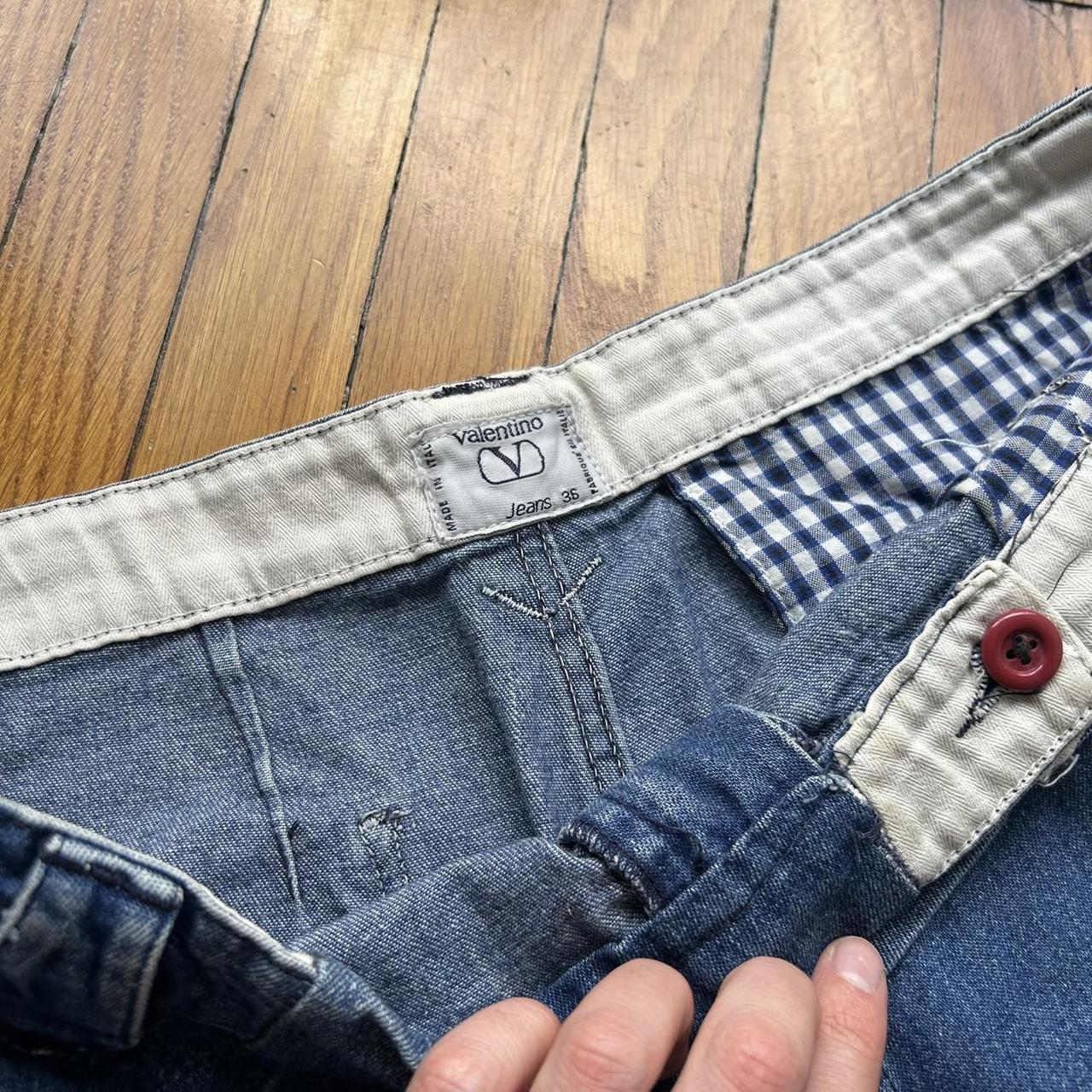 1990s Valentino Denim Shorts Blue 40W