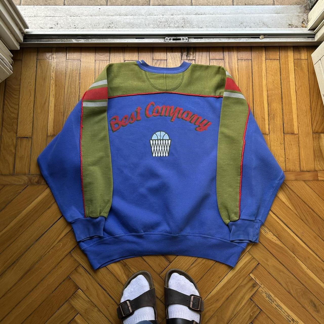 1980s Best Company Basketball Sweatshirt L