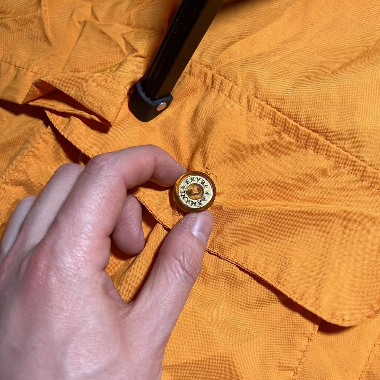 1990s Armani Jeans Jacket Orange Women's XL