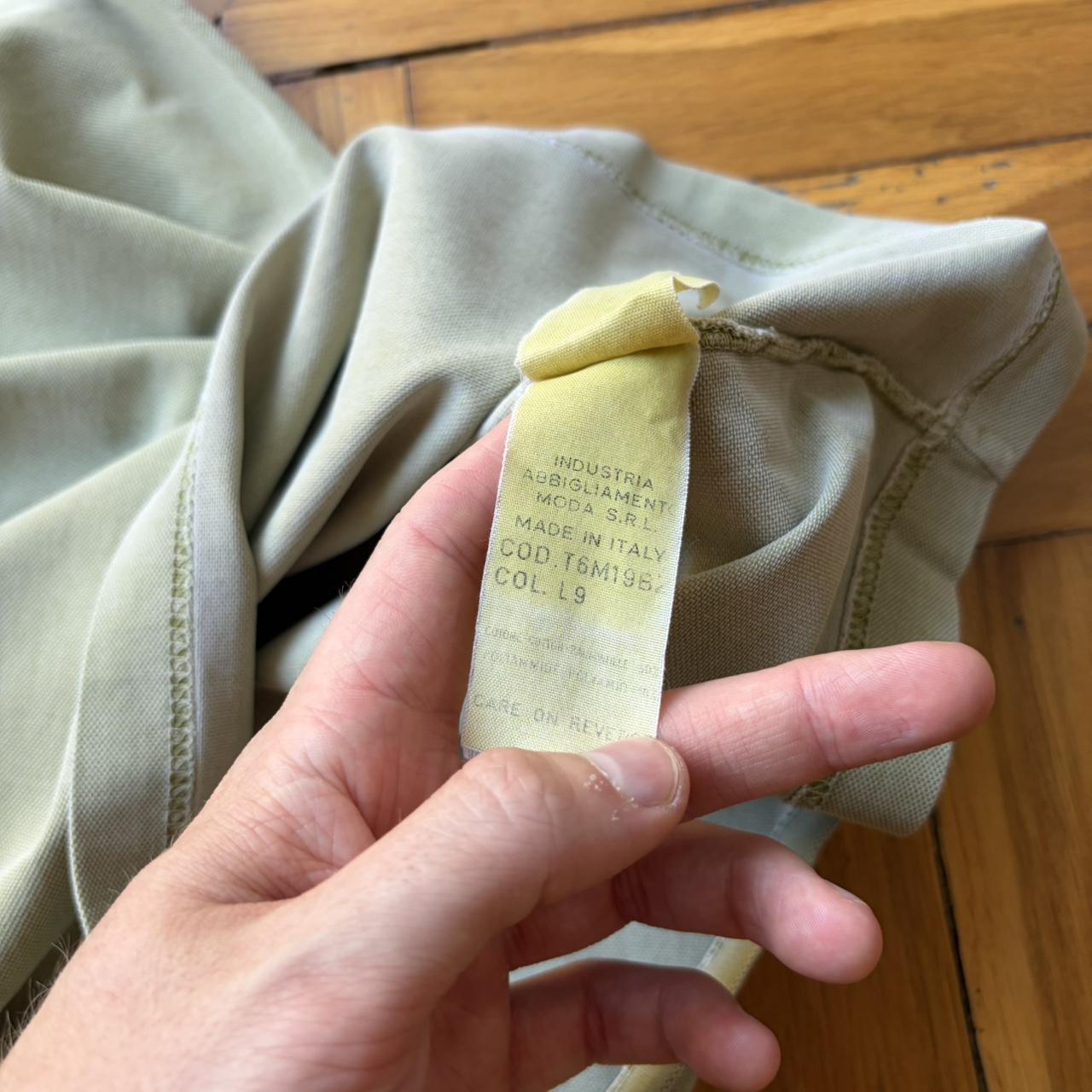1990s Armani Jeans Polo Shirt Green XL