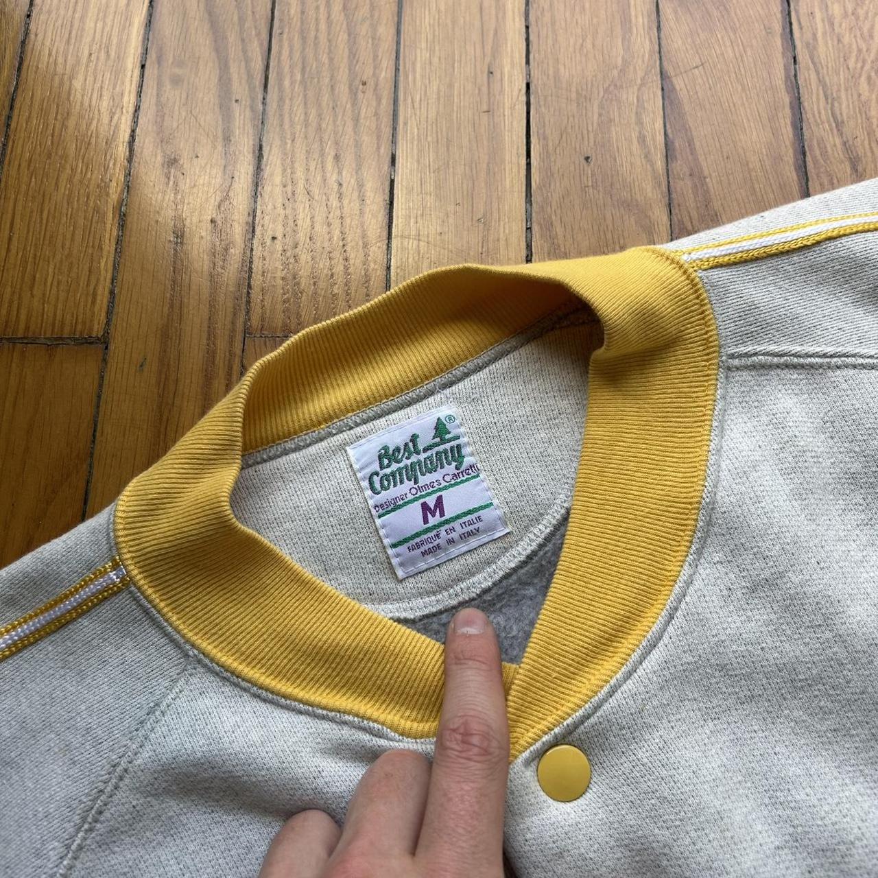 1980s Best Company Cardigan Grey L