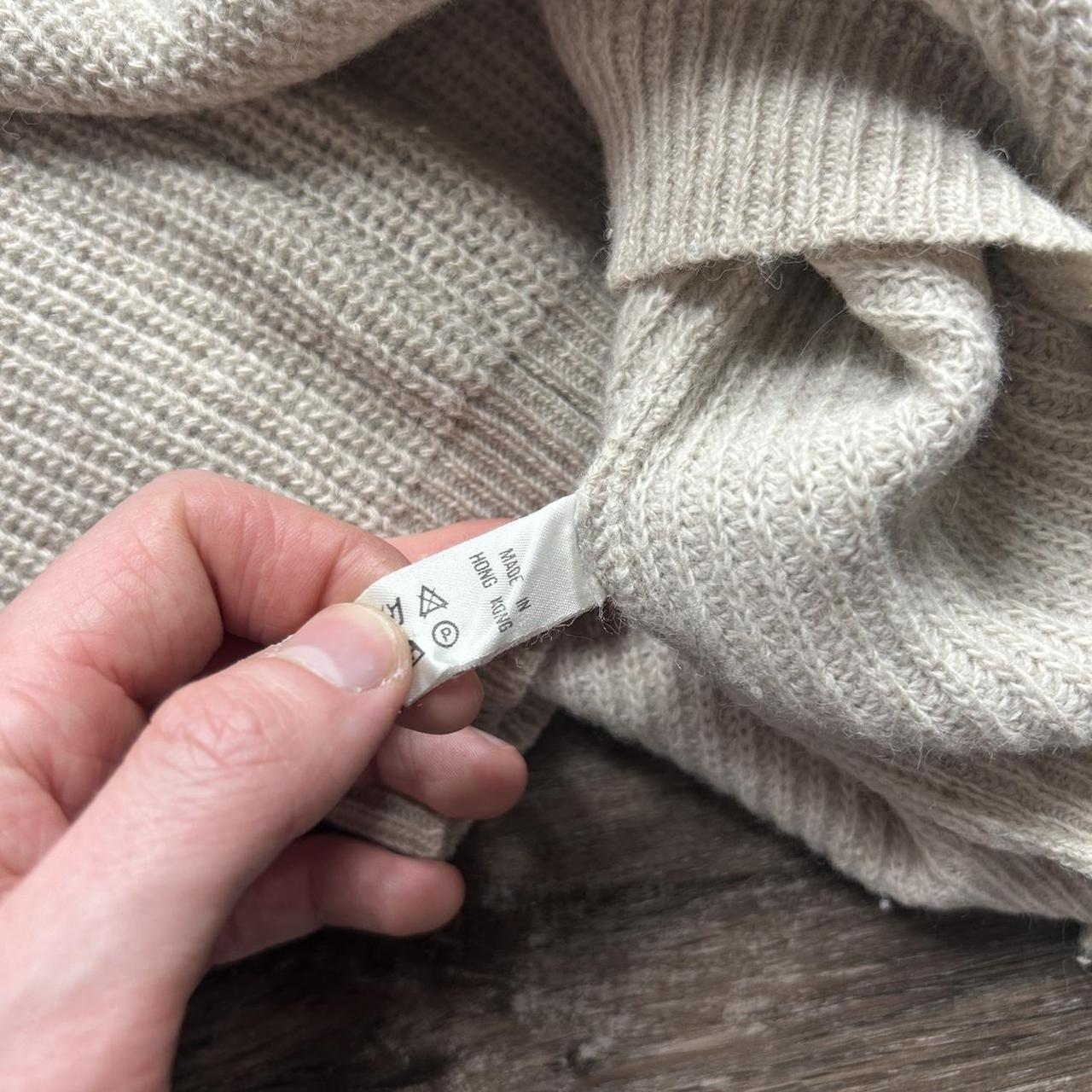 1980s Armani Knitted Cardigan Beige S