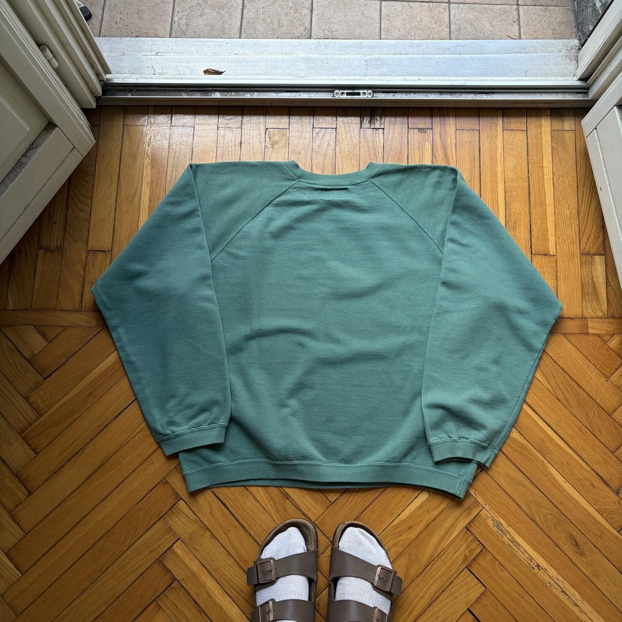 1990s Armani Jeans Sweatshirt Green XL