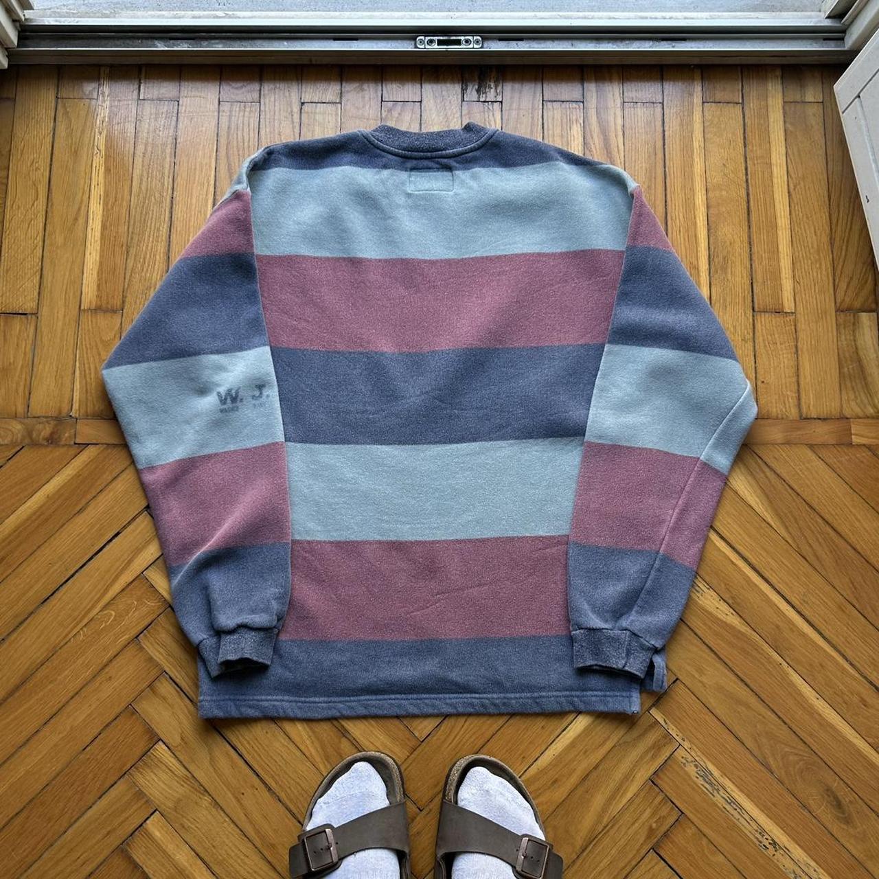 1990s Armani Jeans Sweatshirt Striped M