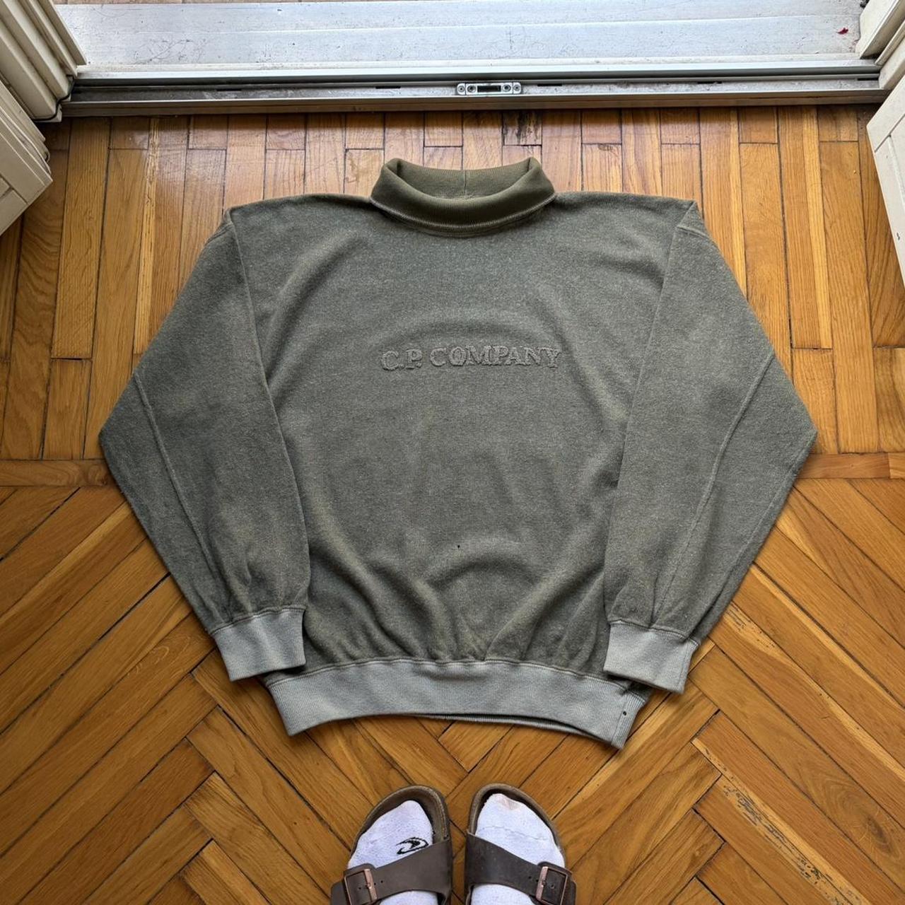 1980s CP Company Knitted Jumper Khaki M