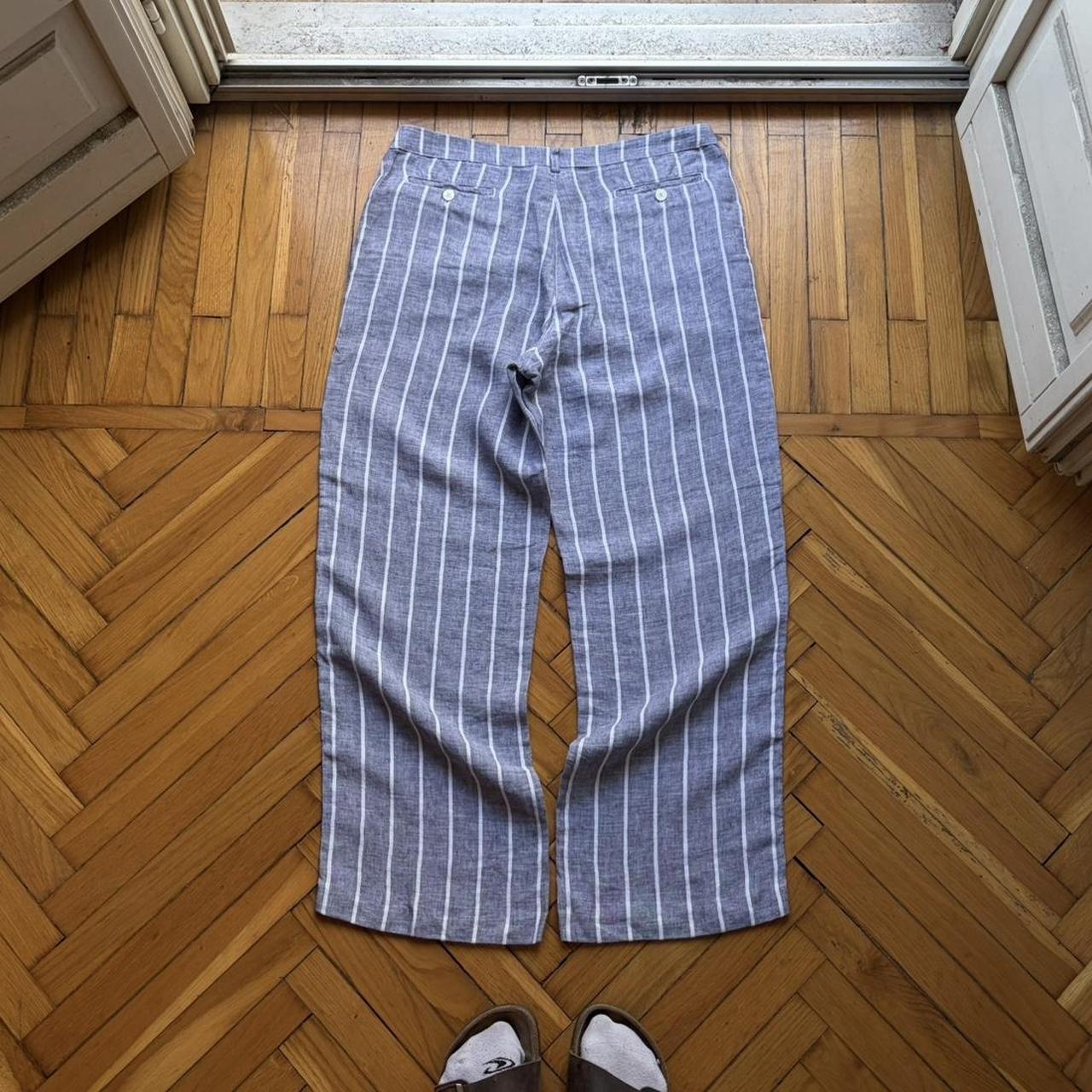 2000s Armani Jeans Linen Trousers 34W 30L