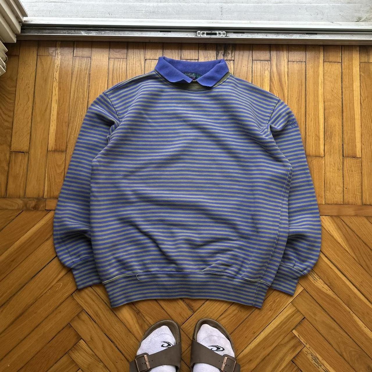 1990s Best Company Striped Sweatshirt M