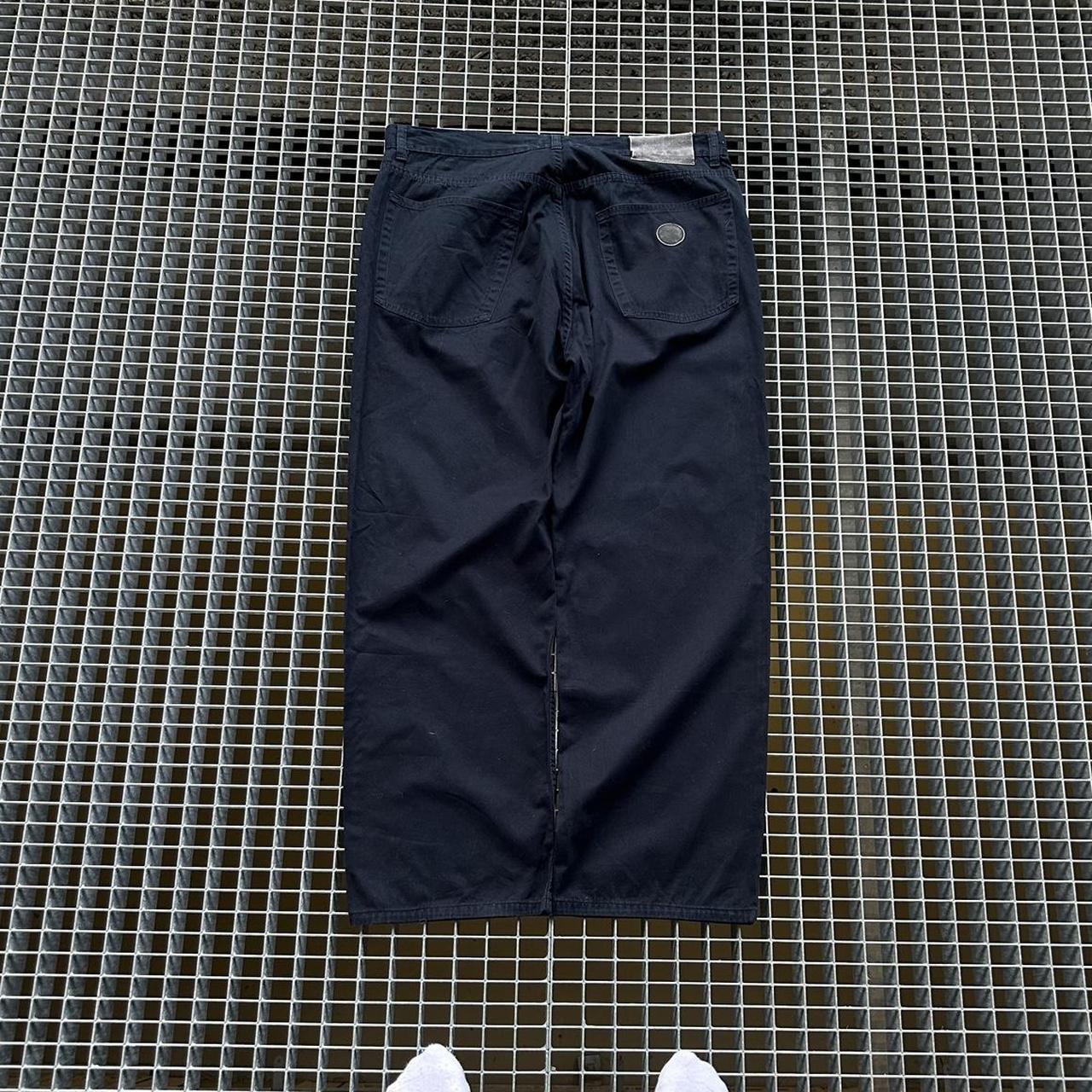 1990s Moschino Trousers Navy 36W 28L