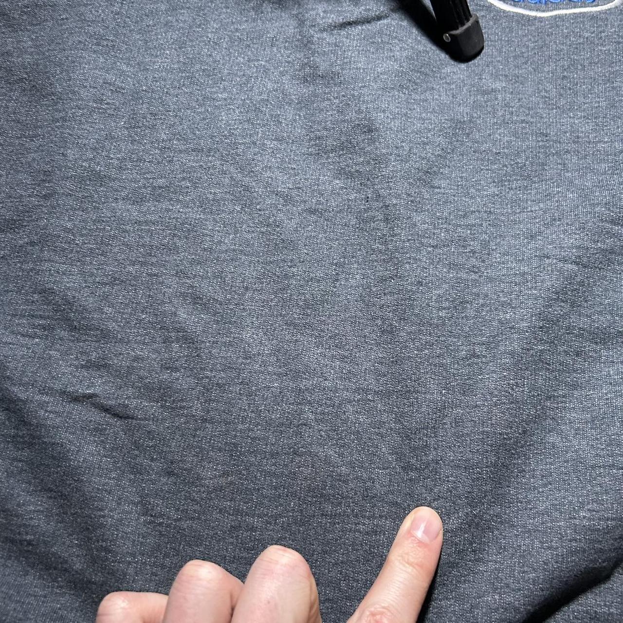 2000s Adidas Q Zip Sweatshirt Grey L