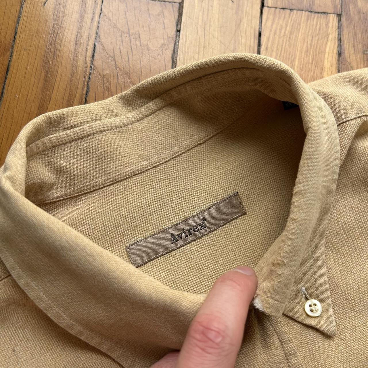 1990s Avirex Shirt Beige XXL