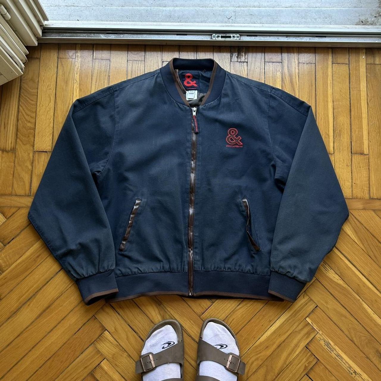 1990s Dolce & Gabbana Bomber Jacket Navy M