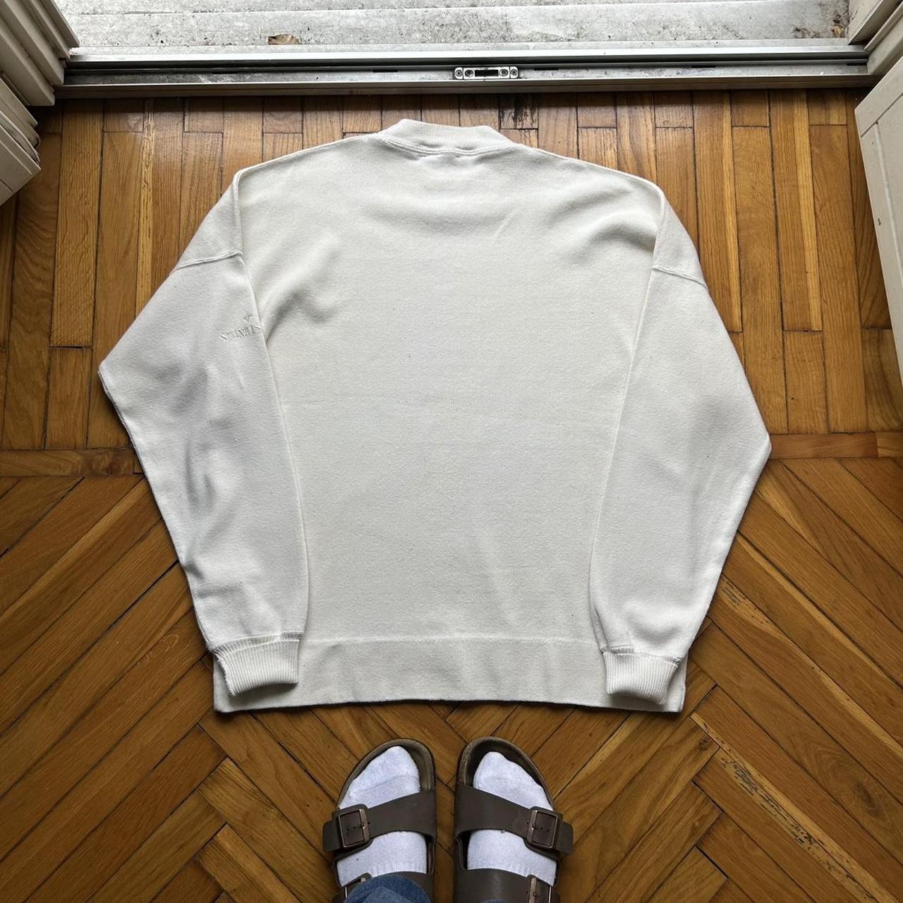 1980s Stone Island Sweatshirt Cream L