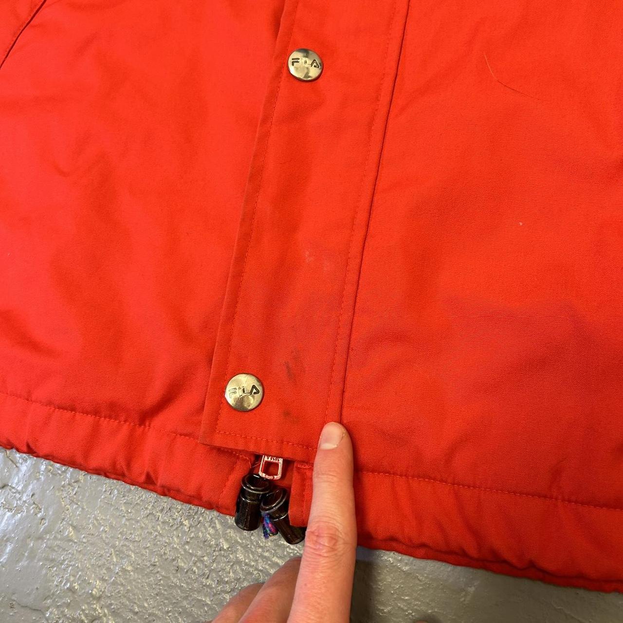 1990s Fila Magic Line Jacket Red XXL