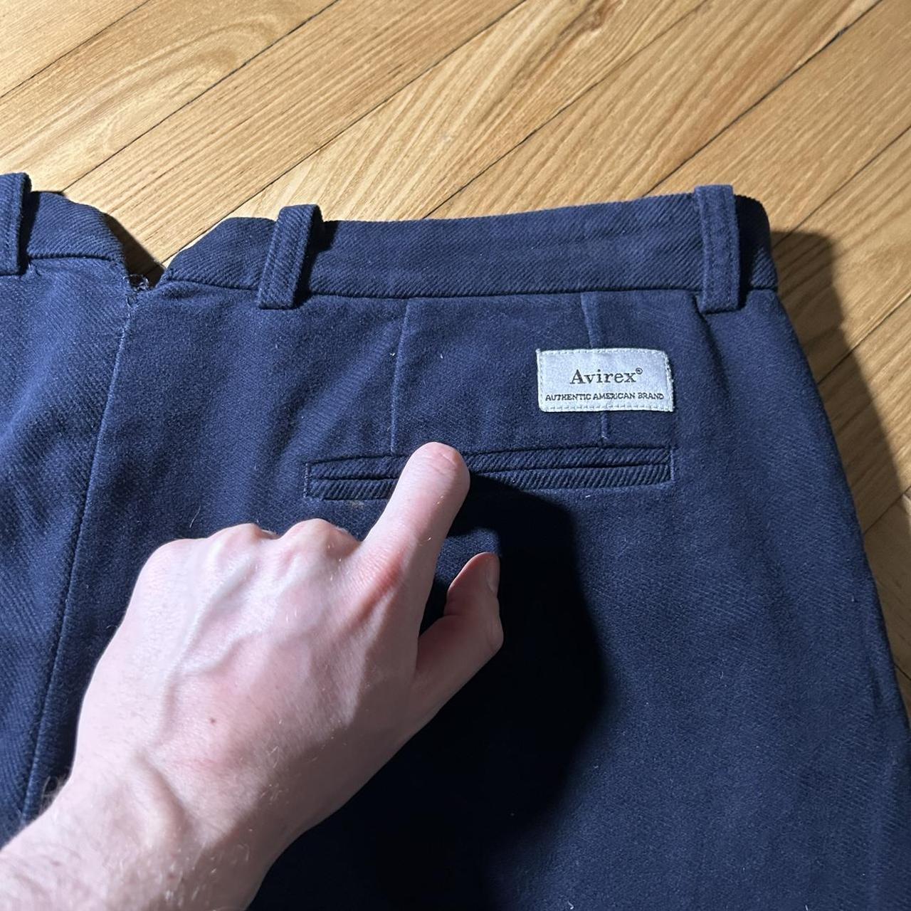 2000s Avirex Trousers Navy 36W 32L