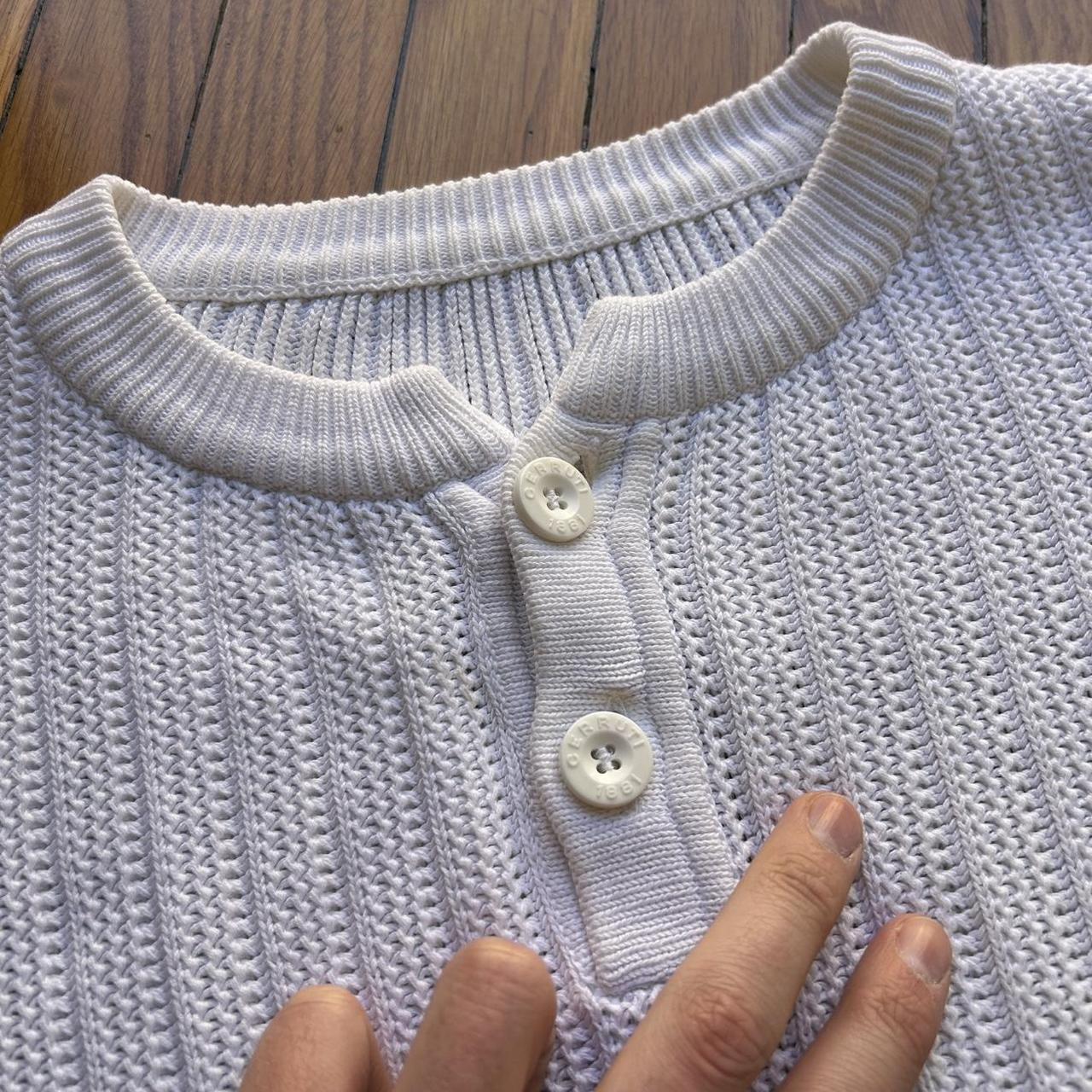 1990s Cerruti 1881 Knitted Jumper White XL