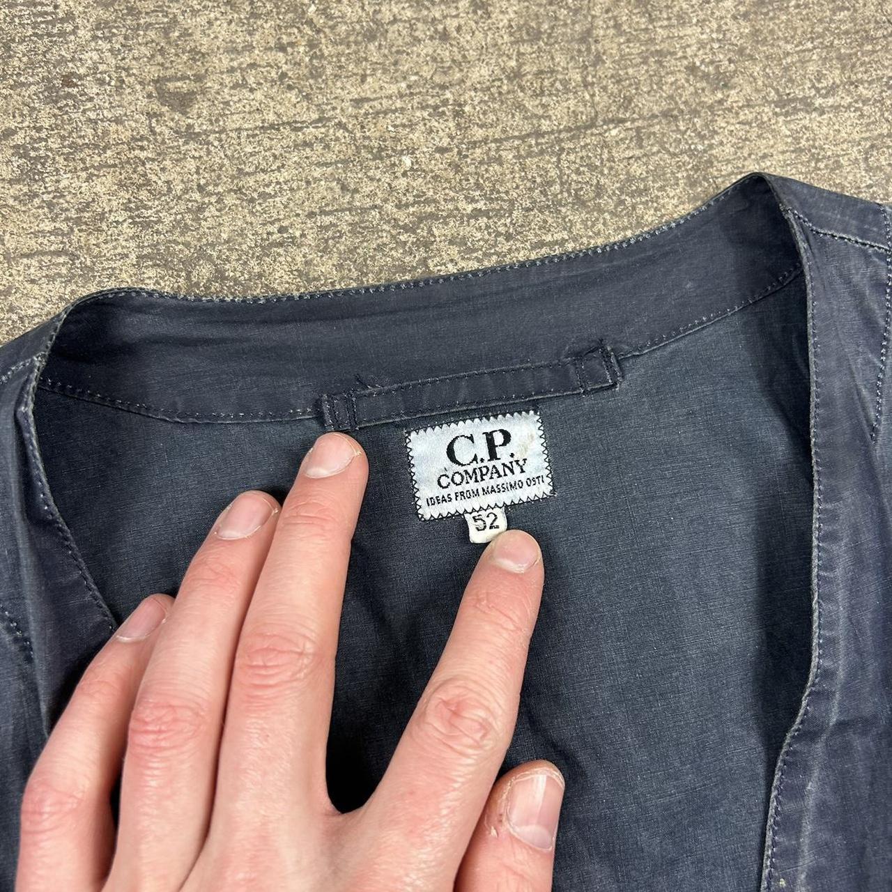 1994 CP Company Waxed Utility Vest Navy L