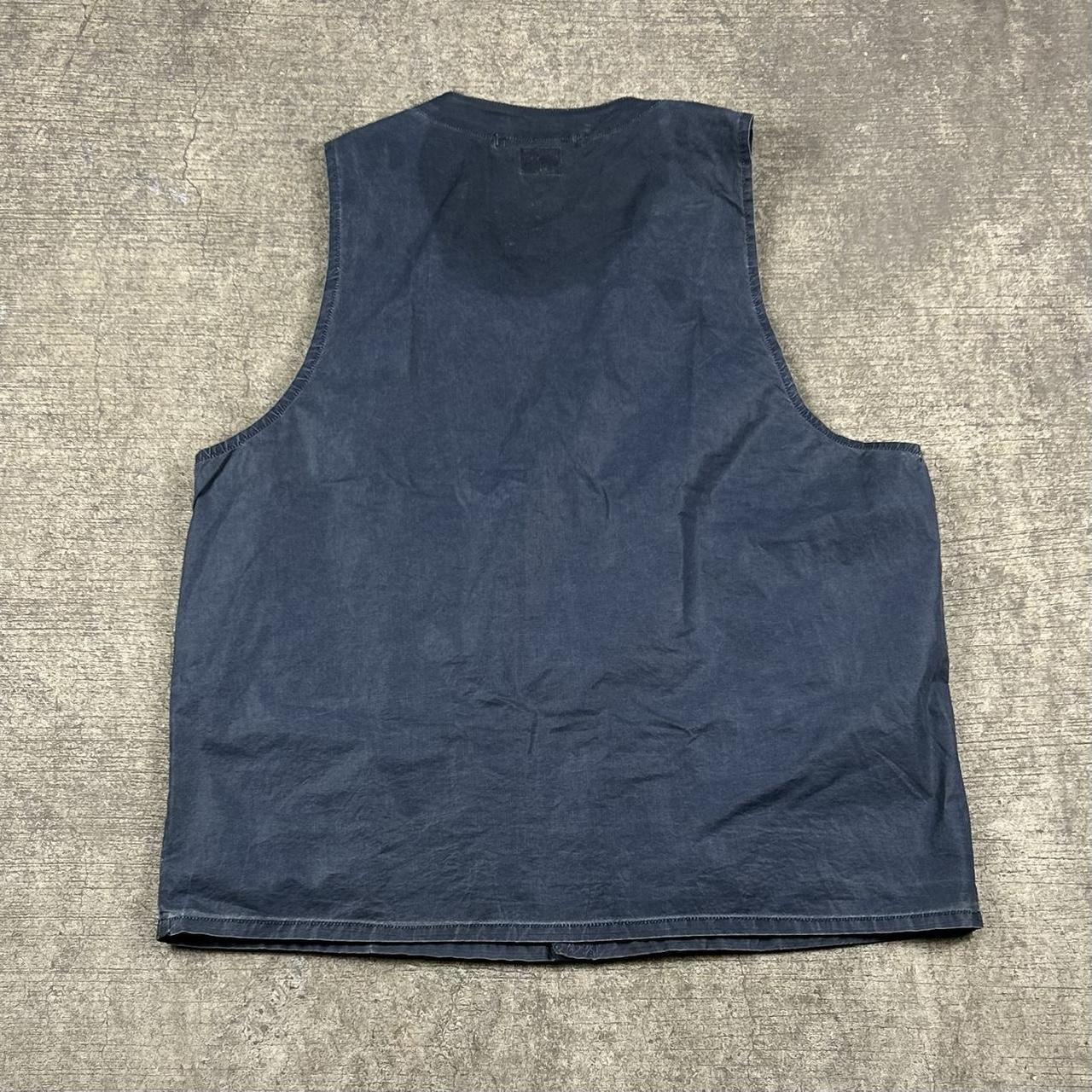 1994 CP Company Waxed Utility Vest Navy L