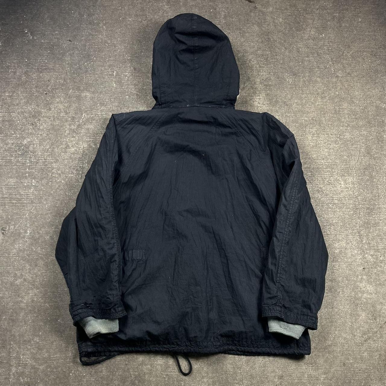 1993 CP Company Rubber Wool Jacket Black XL