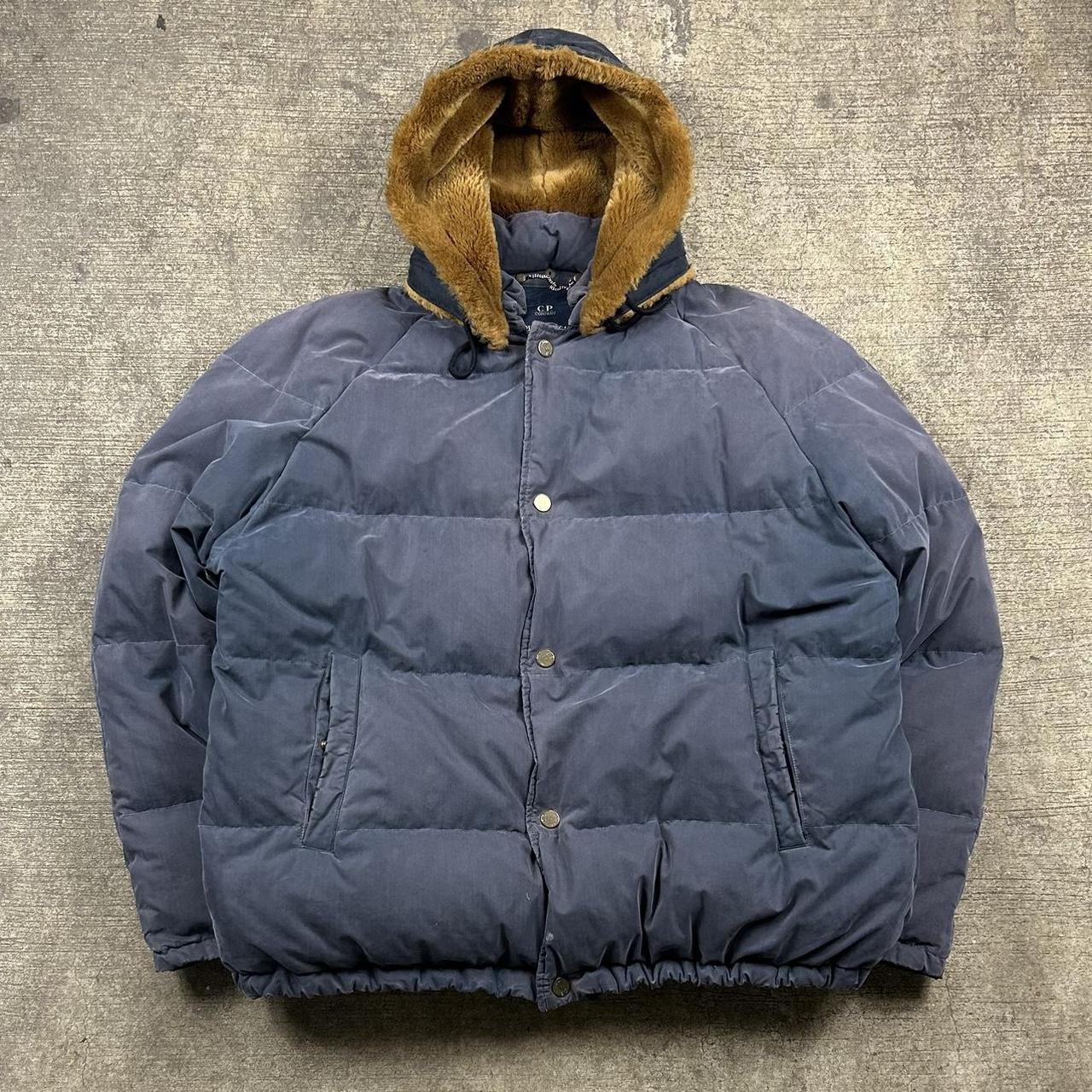 1991 CP Company Piuma D'Oca Down Jacket Navy Blue XL