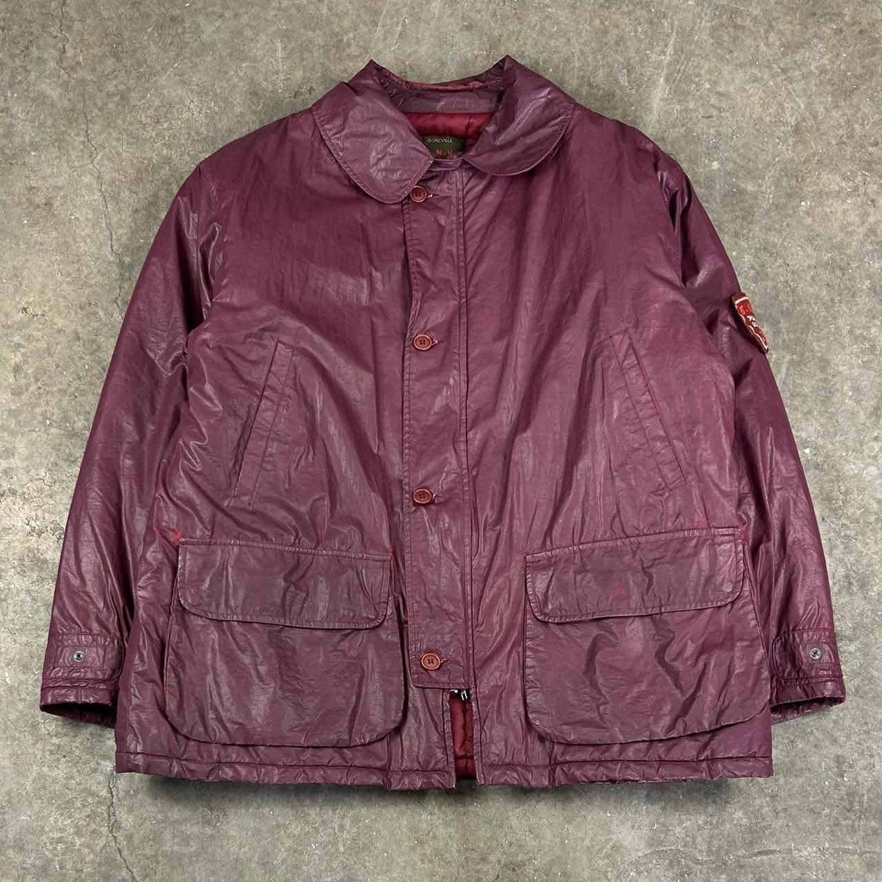 Vintage Boneville Hunting Jacket Burgundy XL