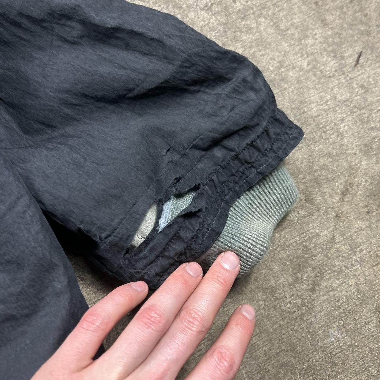 1993 CP Company Rubber Wool Jacket Black XL