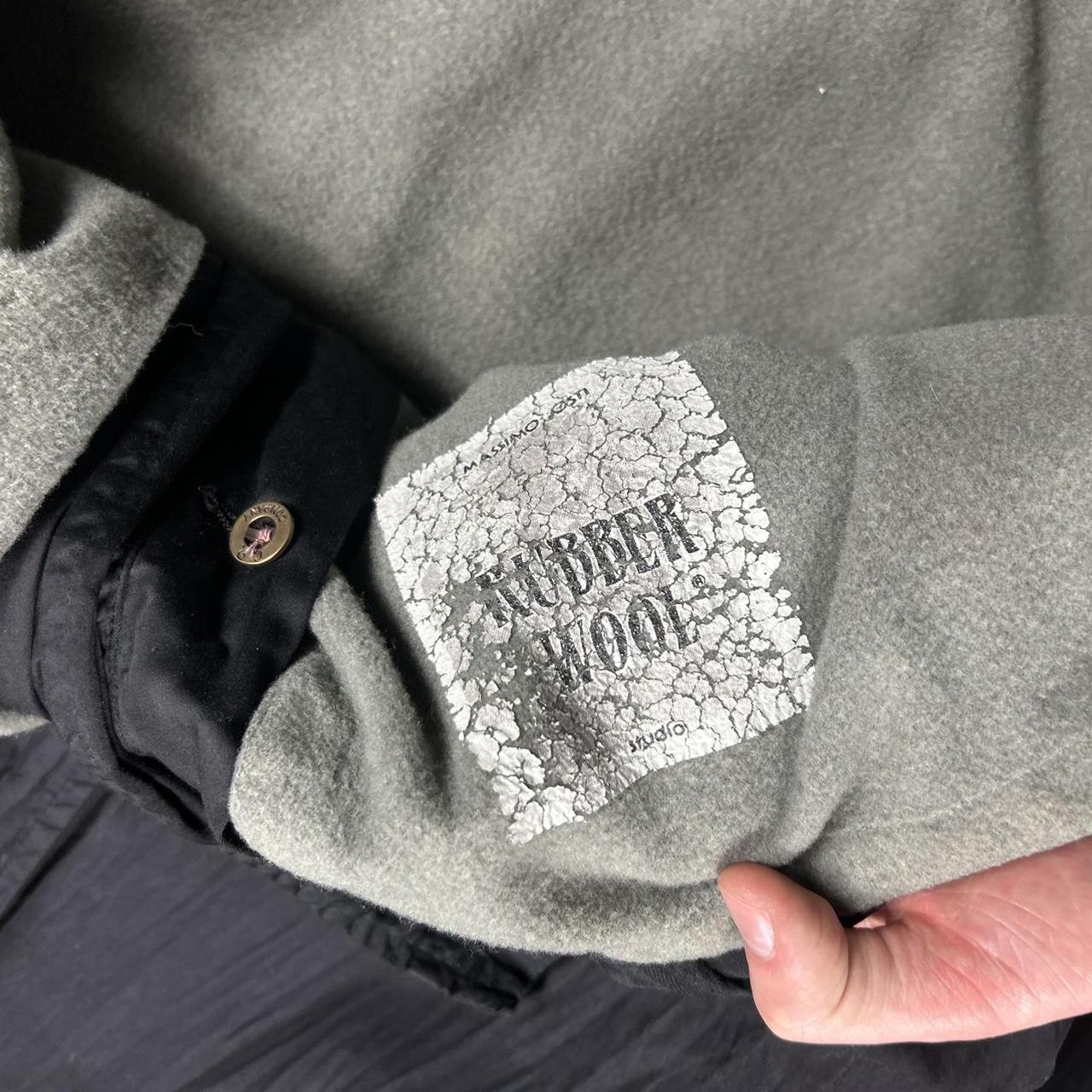 1993 CP Company Rubber Wool Jacket Black XL