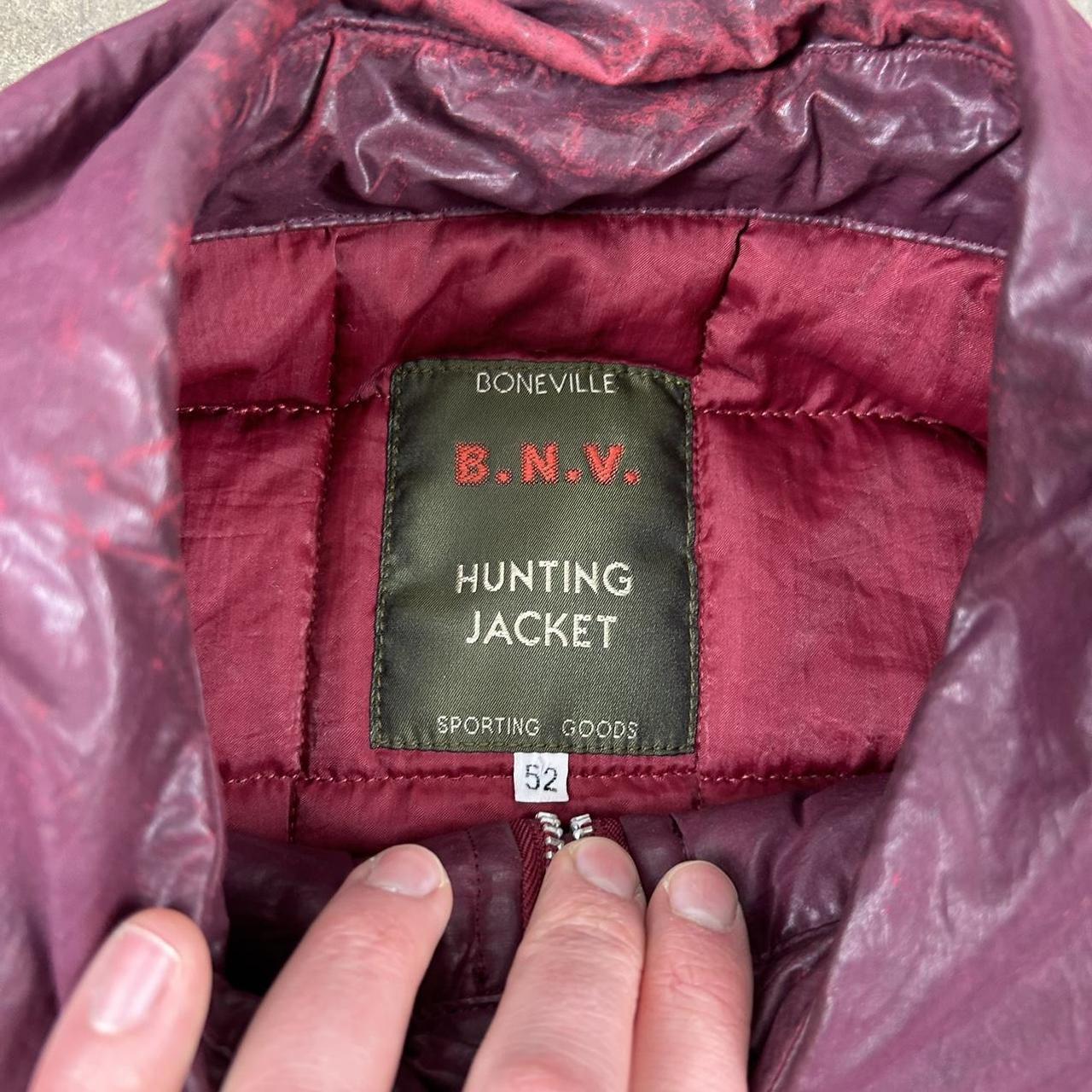 Vintage Boneville Hunting Jacket Burgundy XL