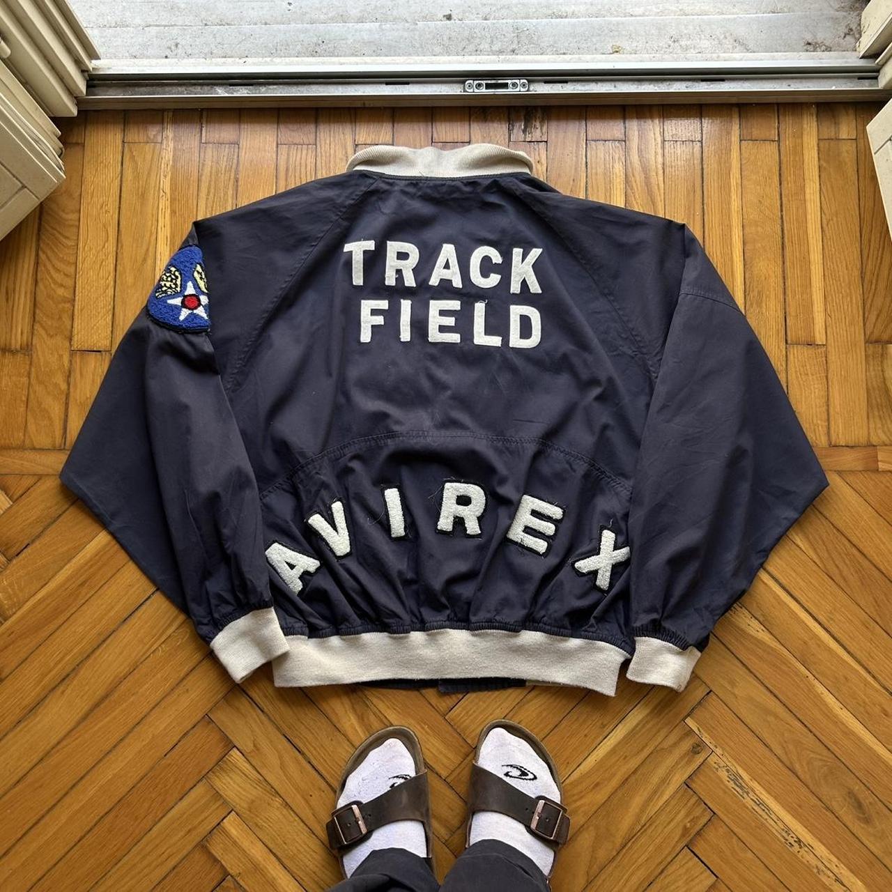 1990s Avirex Bomber Jacket Navy L