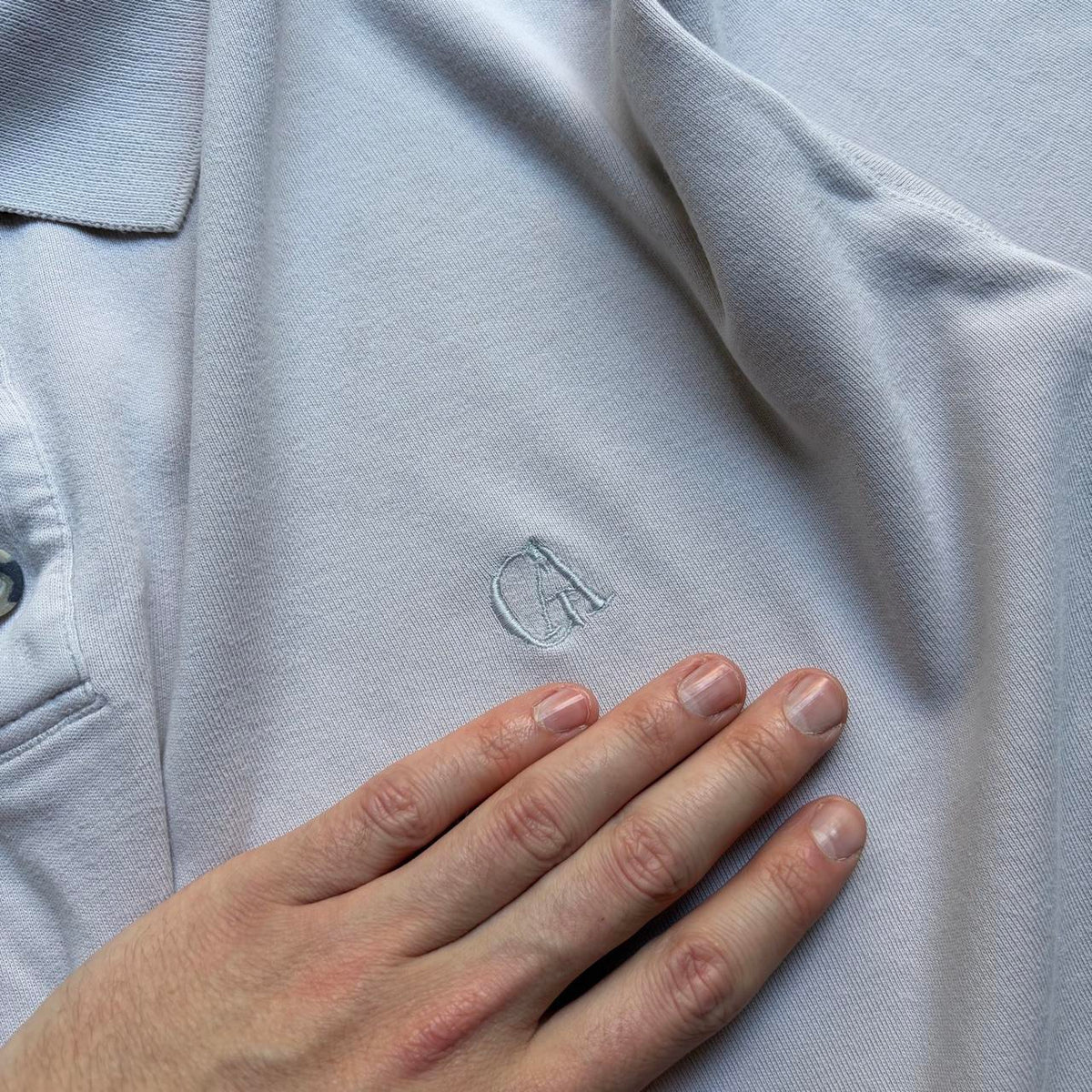 1990s Giorgio Armani Le Collezioni Polo Shirt XXL