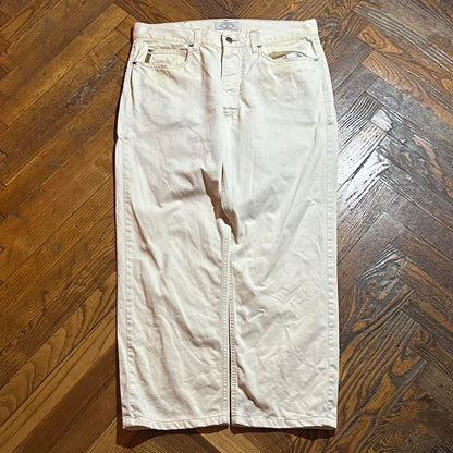 1990s Armani Trousers Cream 34W 28L