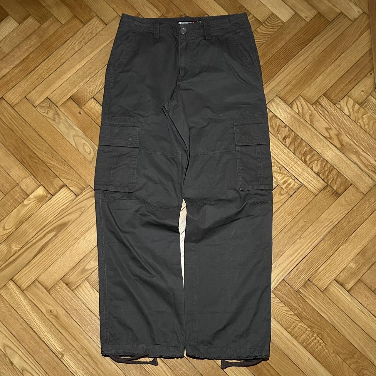 2000s Quiksilver Cargo Trousers Grey 32W 32L