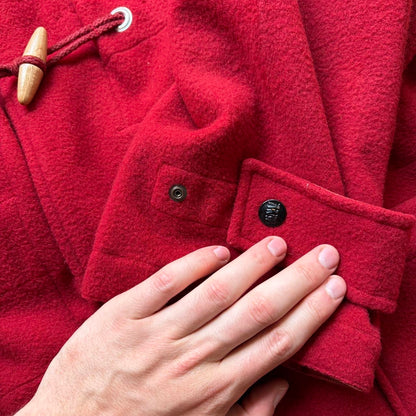 1990s Boneville Duffle Coat Red XL