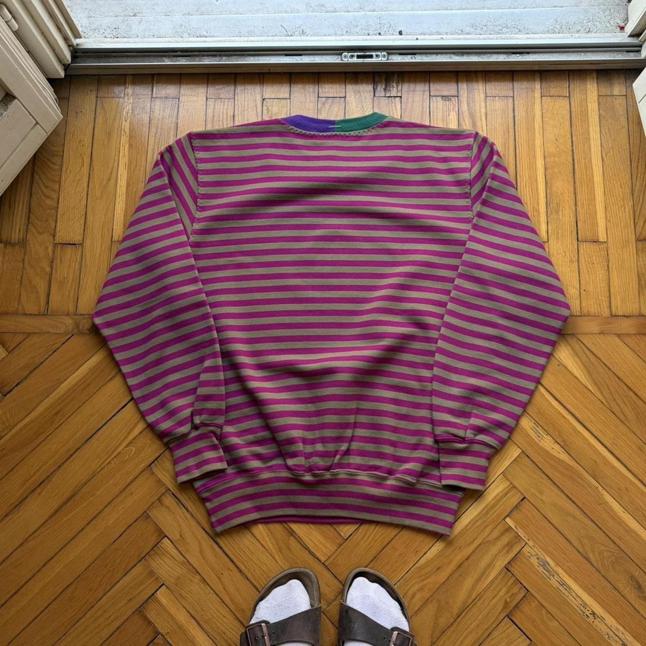 1990s Best Company Striped Sweatshirt M