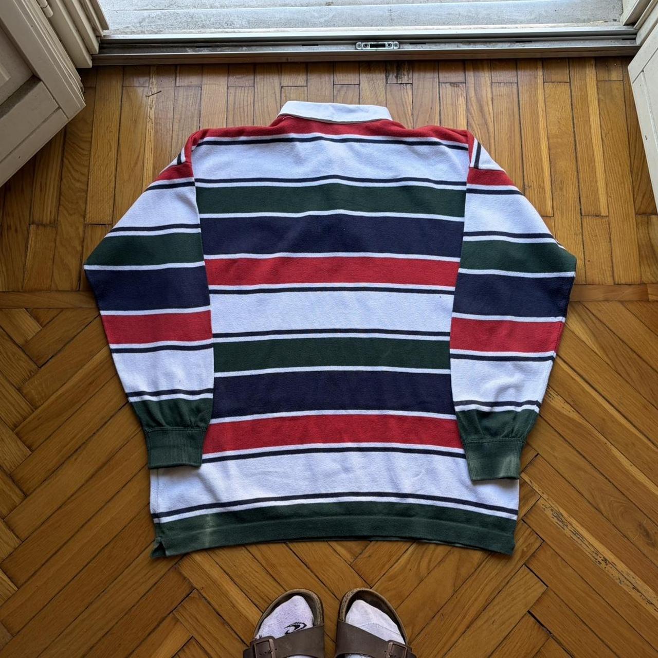 1990s Benetton Rugby Polo Shirt XL